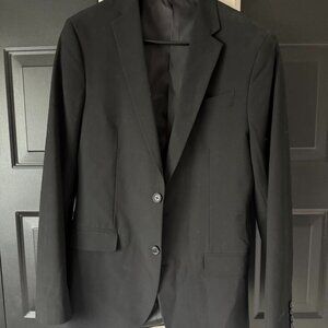J Ferrar black suit jacket 38L
